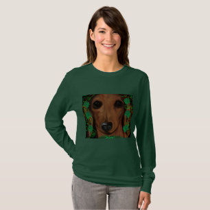 Camiseta Dachshund Rojo     