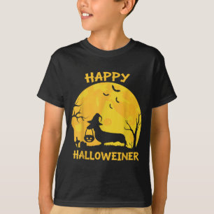 Camiseta Dachshund salchicha feliz de Halloween Amante de p