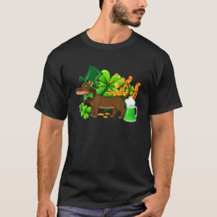 Camiseta Dachshund San Patrick's Day Ríos irlandeses regal