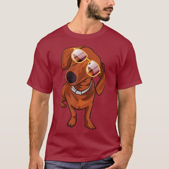 Camiseta Dachshund Shirt Gracioso regalo para los amantes d (Anverso)