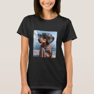 Camiseta Dachshund Shirt Weiner Perro Mamá Papá Ama Doxie P