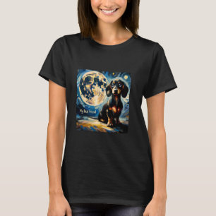 Camiseta Dachshund Shirt Weiner Perro Mamá Papá Ama Doxie P
