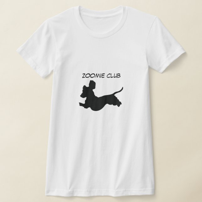 Camiseta Dachshund Silhouette Zoomie Shirt (Distribución)