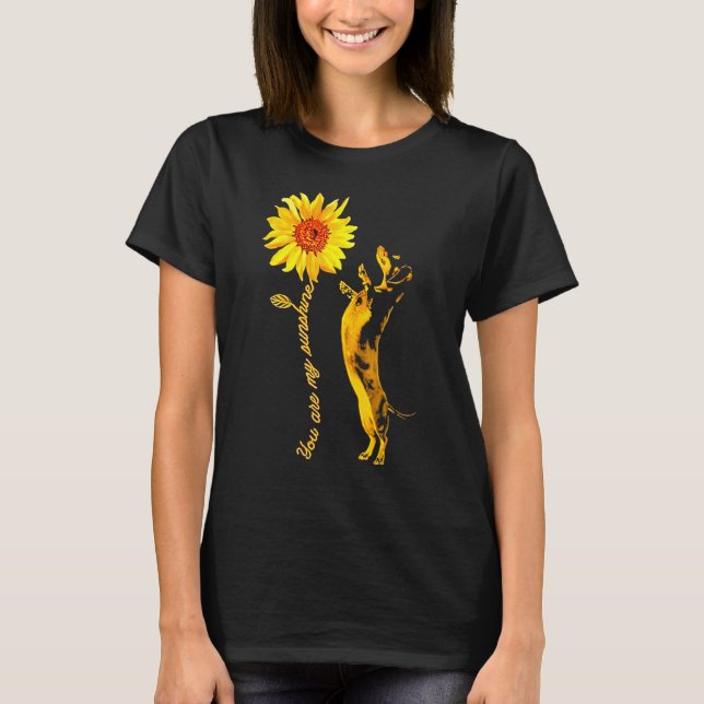 Camiseta Dachshund Sunshine Funny For Man Woman (Anverso)