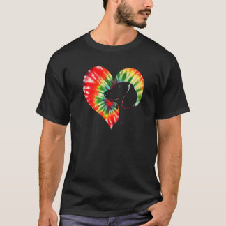 Camiseta Dachshund Tie Dye Hippies