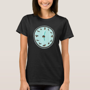 Camiseta Dachshund Time Cute Dachshund Wiener Clock