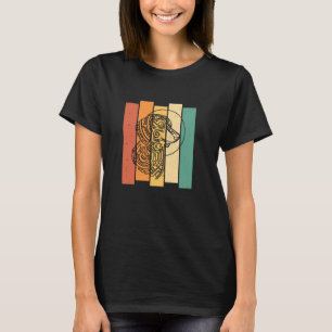 Camiseta Dachshund Tribal de Perro Retro Wiener - Luna Vint