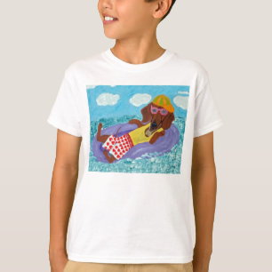 Camiseta Dachshund Vagabundo de Playa