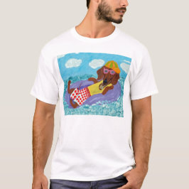 Camiseta Dachshund Vagabundo de Playa