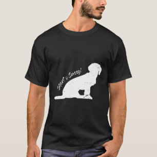 Camiseta Dachshund Weiner Dog Divertido Corto Amp Sassy Grá