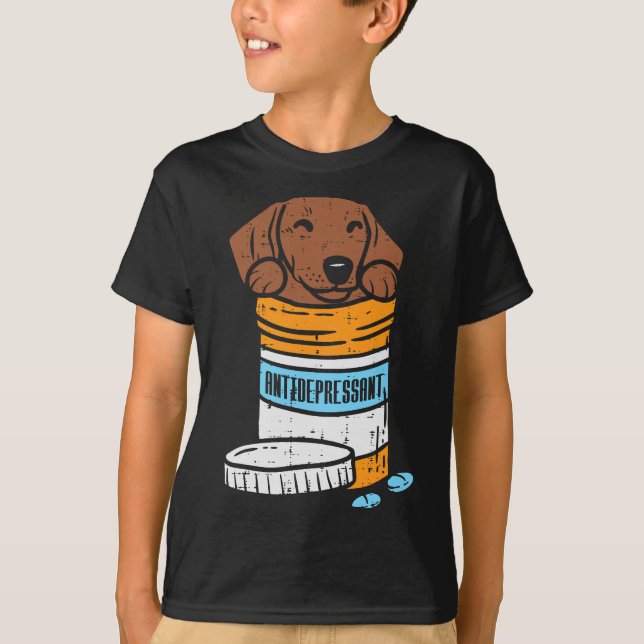 Camiseta Dachshund Weiner Sausage Animal (Anverso)