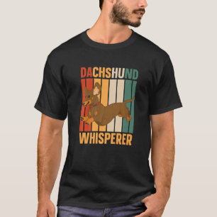 Camiseta Dachshund Whisperer Wiener Dackel Teckel Dachshund