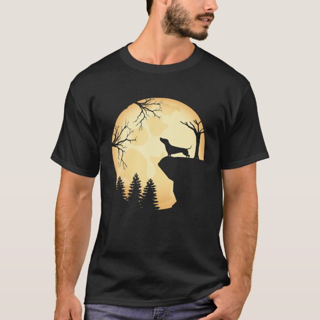 Camiseta Dachshund Y Mom Halloween Funny Weiner Dog Men W (Anverso)