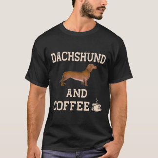 Camiseta Dachshund Y Regalos De Café Gracioso Weiner Dog Cu