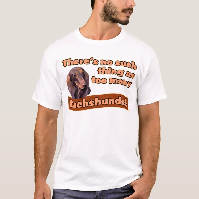 CAMISETA DACHSHUNDS (Anverso)