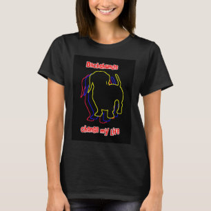 Camiseta Dachshunds cambian la silueta de los perros de mi