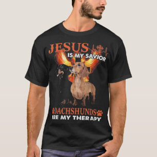 Camiseta Dachshunds Jesus