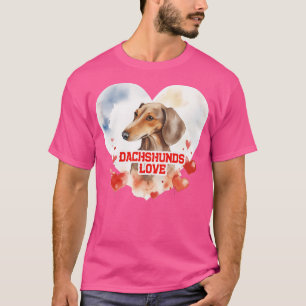 Camiseta Dachshunds Love 2