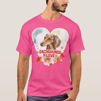 Camiseta Dachshunds Love 2