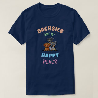 Camiseta Dachsies HAPPY KiniArt T-Shirt