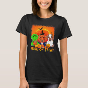 Camiseta Dáchsund Trick O Tremendo Monster Drácula