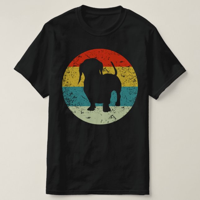 CAMISETA DACHUNDS (Diseño del anverso)