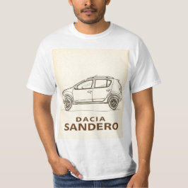 Camiseta Dacia Sandero: Simple, Smart, and Stylish