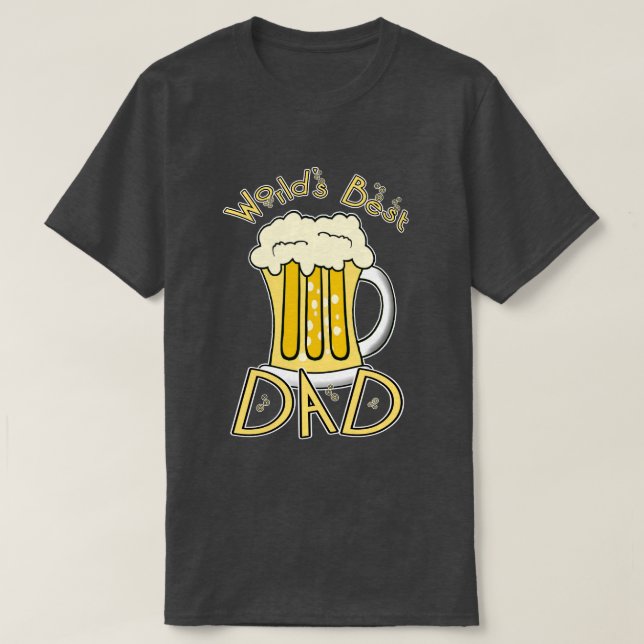 Camiseta Dad Beer Tees (Diseño del anverso)
