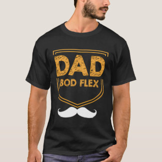 Camiseta Dad Bod Flex Fitness Estilo de vida Hábitos de sal