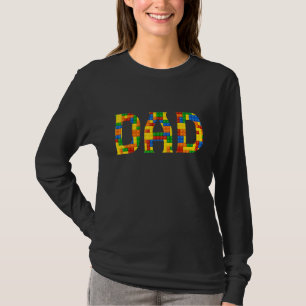 Camiseta Dad Brick Builder Bloquea Master Builder Padres D