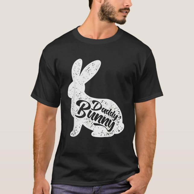 Camiseta Dad Bunny Easter Day Cute Rabbit Daddy Papa Father (Anverso)