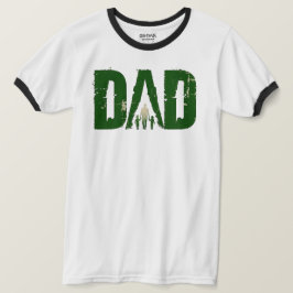 Camiseta DAD Caminando con niños Ringer T-Shirt