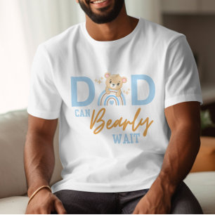 Camiseta DAD Can Bearly White Baby Shower