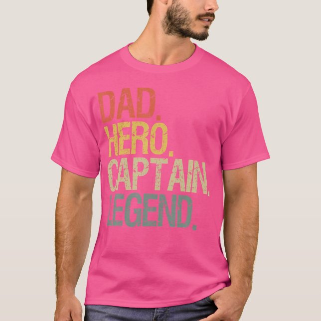 Camiseta Dad Captain Boat (Anverso)