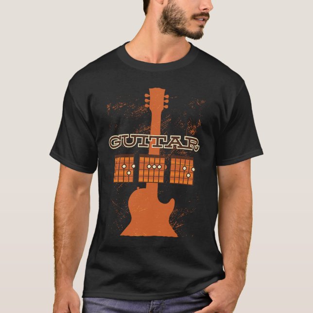 Camiseta Dad Chords Musician   guitarist dad daddy Chord fa (Anverso)