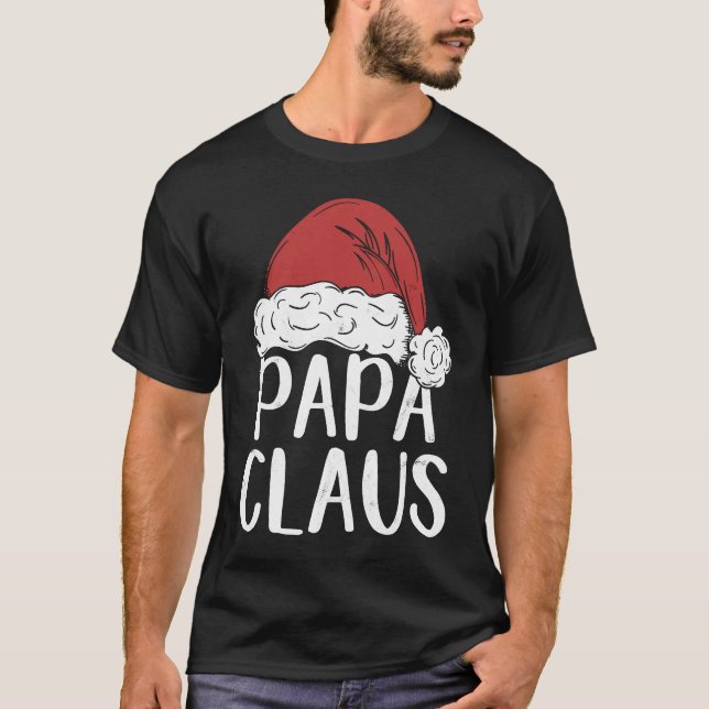 Camiseta Dad Claus Christmas Costume  Santa Matching Family (Anverso)