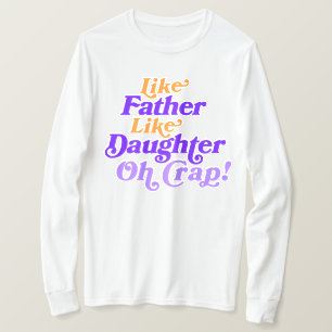 Camiseta Dad Daughter Duo Funny Gift para papá