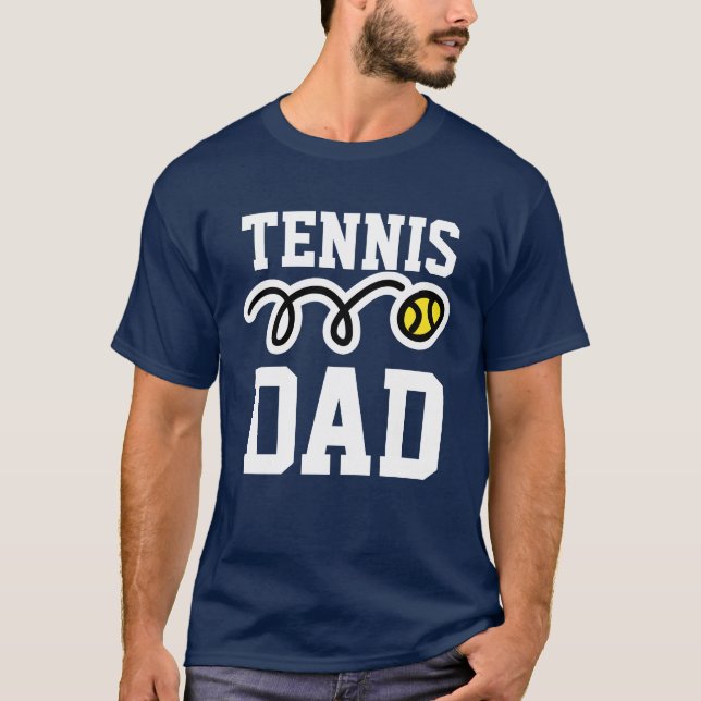 Camiseta DAD de tenis para papá - regalo del día d (Anverso)