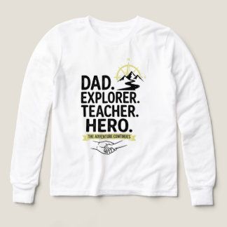 Camiseta Dad Explorer Teacher Hero | Padre Aventur