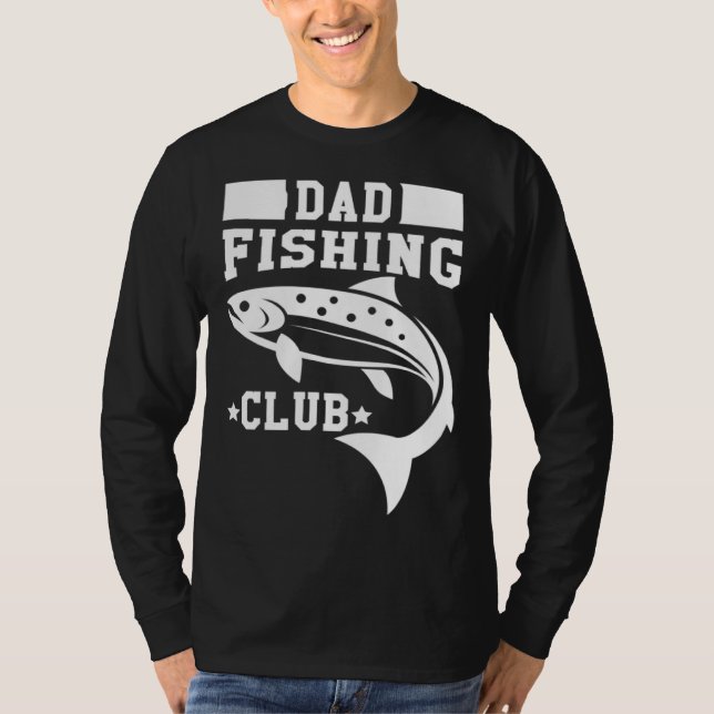 Camiseta Dad Fishing Club Fishing Buddy Fisherman Fish Catc (Anverso)
