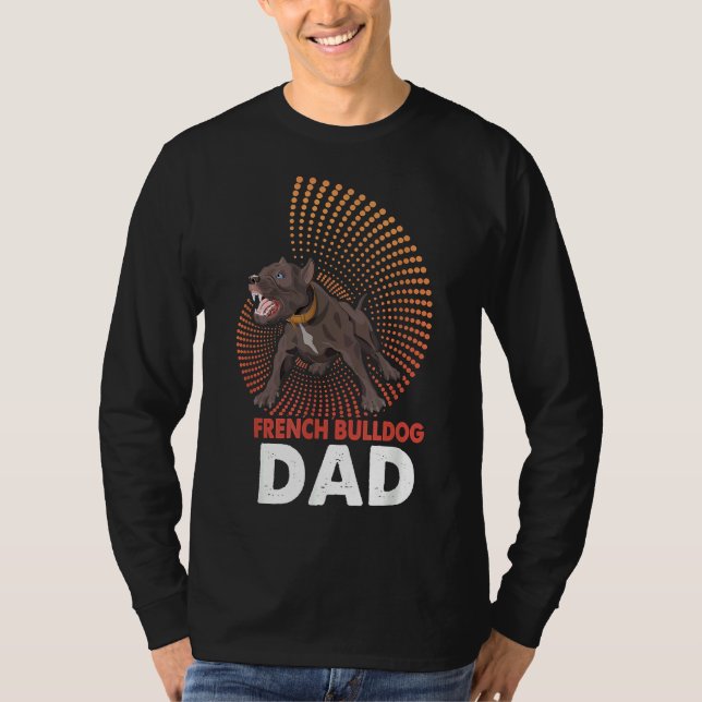 Camiseta Dad French Bulldog (Anverso)