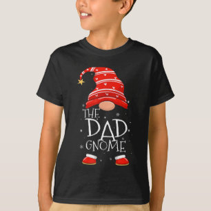 Camiseta Dad Gnome Buffalo Navidades familiares coincidente