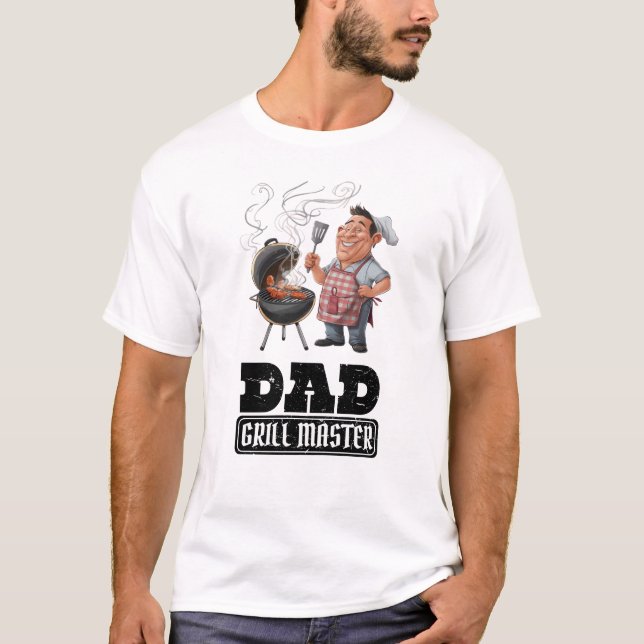 Camiseta Dad Grill Master (Anverso)