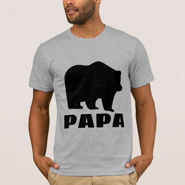 CAMISETA DAD GRIZZLY BEAR PAPA T-SHIRTS TETS (Anverso)