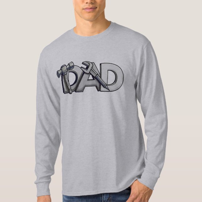 Camiseta DAD: herramientas de diseño del día del padre (Anverso)