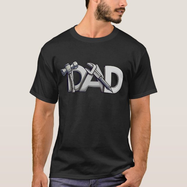 Camiseta DAD: herramientas de diseño del día del padre (Anverso)