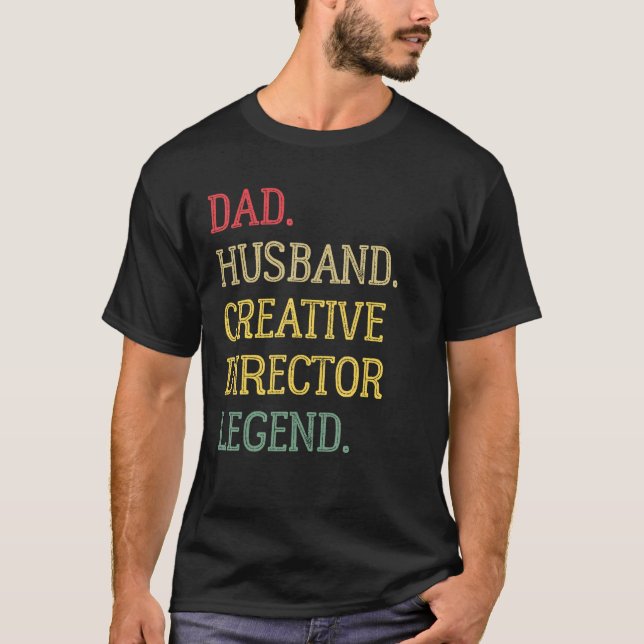 Camiseta Dad Husband Creative Director Legend Creative Dire (Anverso)