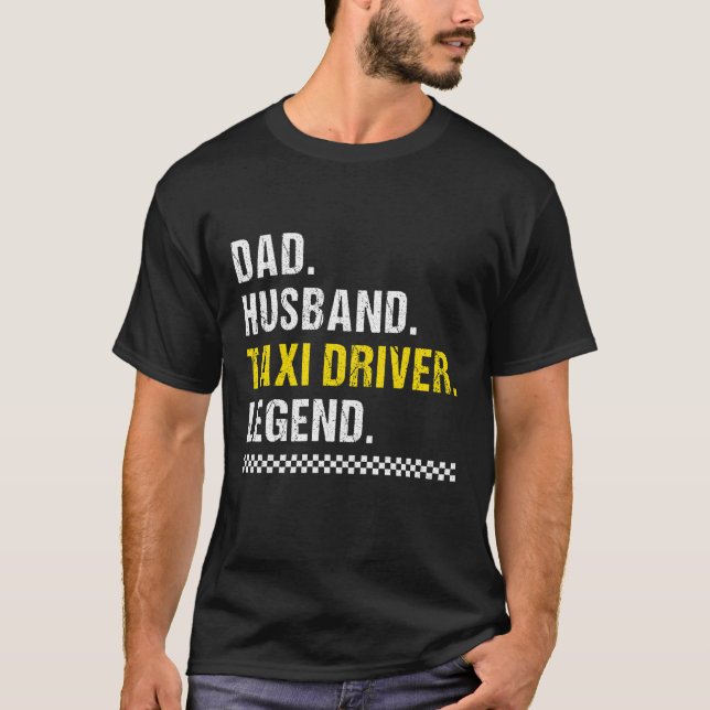 Camiseta Dad Husband Taxi Driver (Anverso)