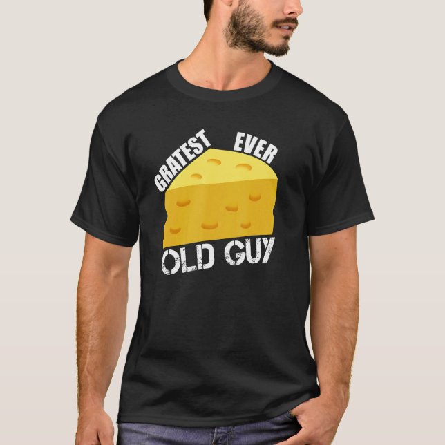 Camiseta Dad Joke Gratest Ever Old Guy Old Man Grandpa Humo (Anverso)