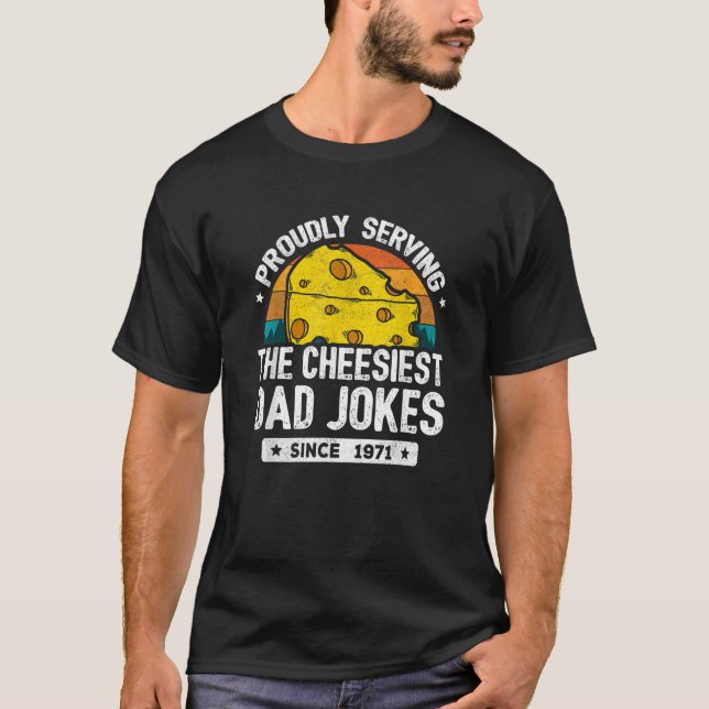 Camiseta Dad Joke Puns  Dad Jokes Since 1971   Dad Joke (Anverso)
